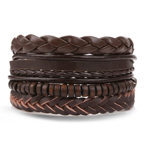 Classic Braided Leather Bracelet - Leather Bracelets Australia